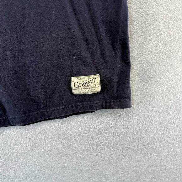 Vintage Marithe Girbaud Shirt men's XL Blue Graphic Baggy Hip Hop Oversized y2k - Picture 3 of 10